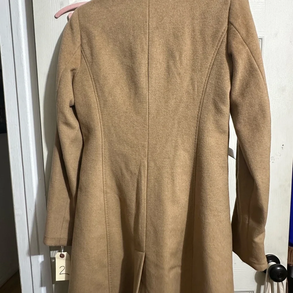 NWOT Women’s Calvin Klein tan winter coat  size 2 - Picture 4 of 4